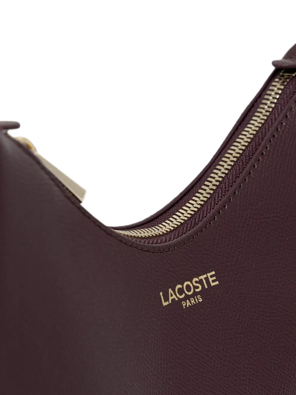 Lacoste small Champs-Élysées half-moon bag Paars