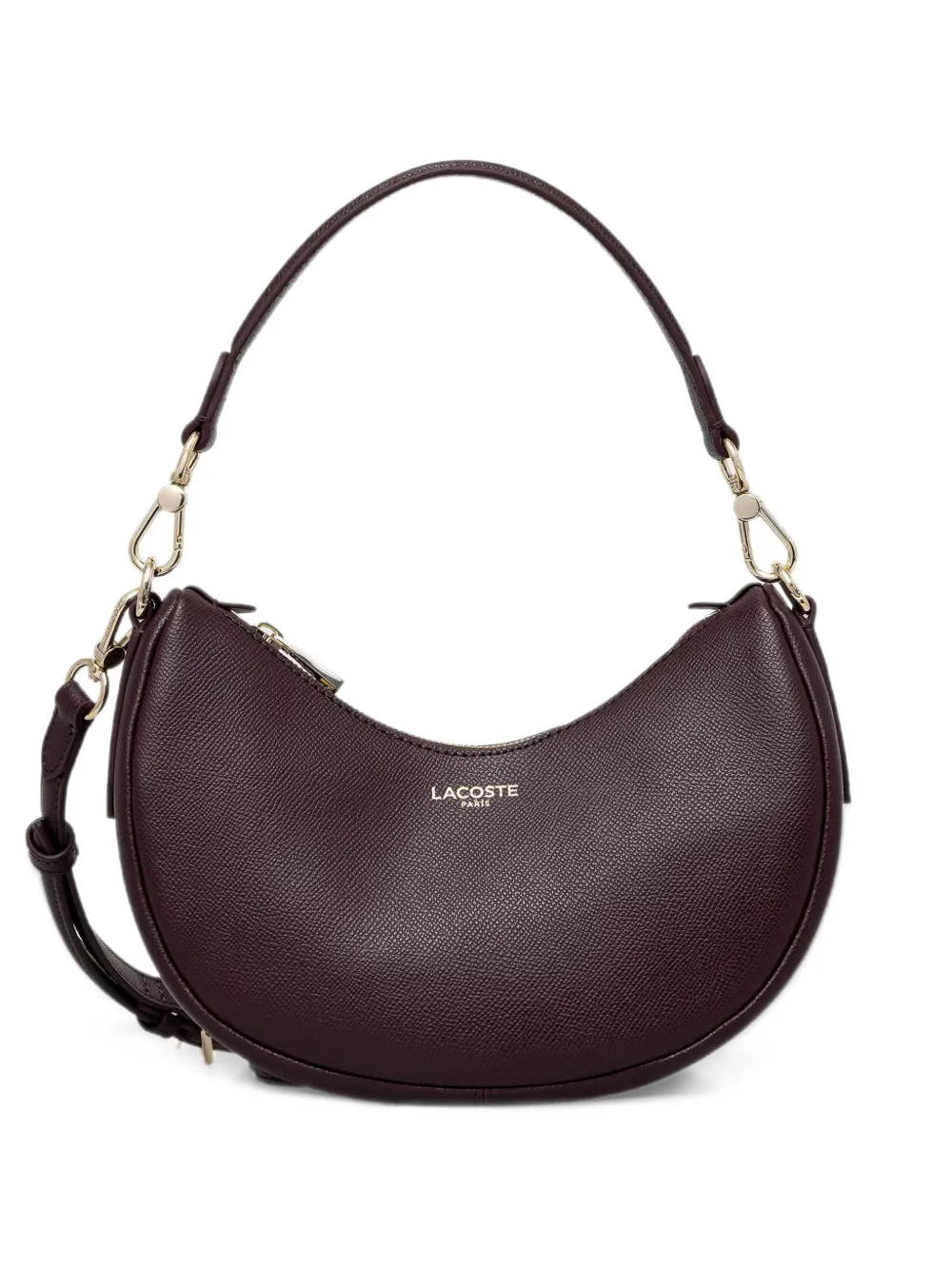 Lacoste small Champs-Élysées half-moon bag - Viola