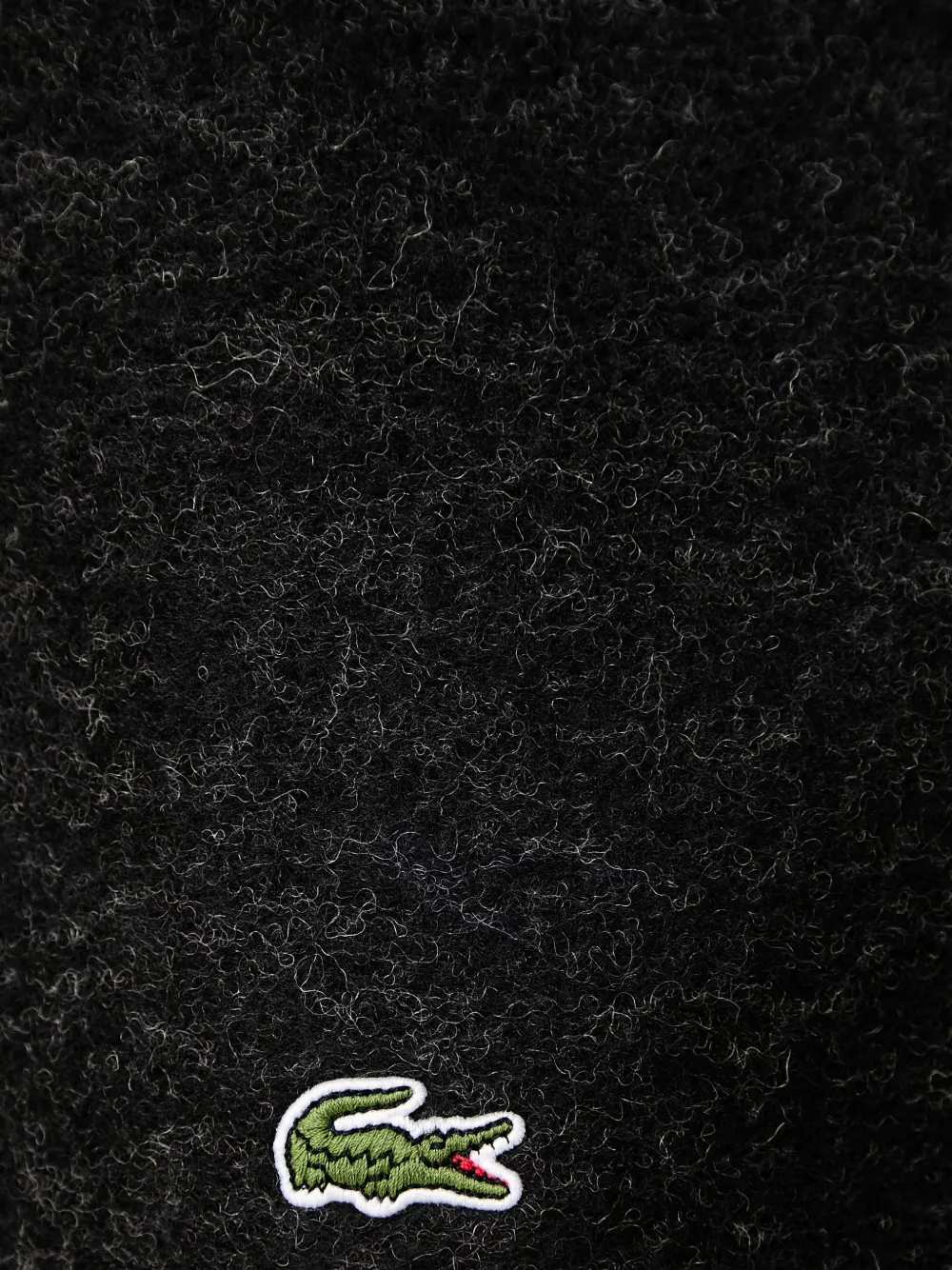 Lacoste logo-patch wrap skirt Zwart