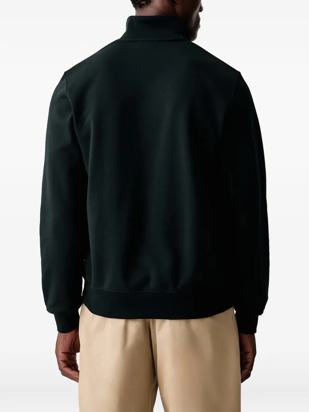 Lacoste zip-up fleece sweatshirt Groen