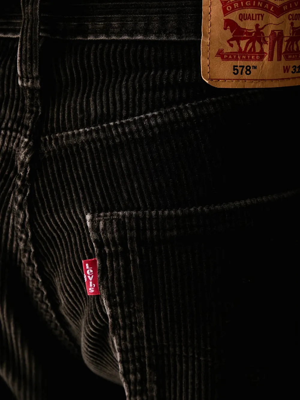 Levi's 578™ Baggy ribfluwelen broek Bruin