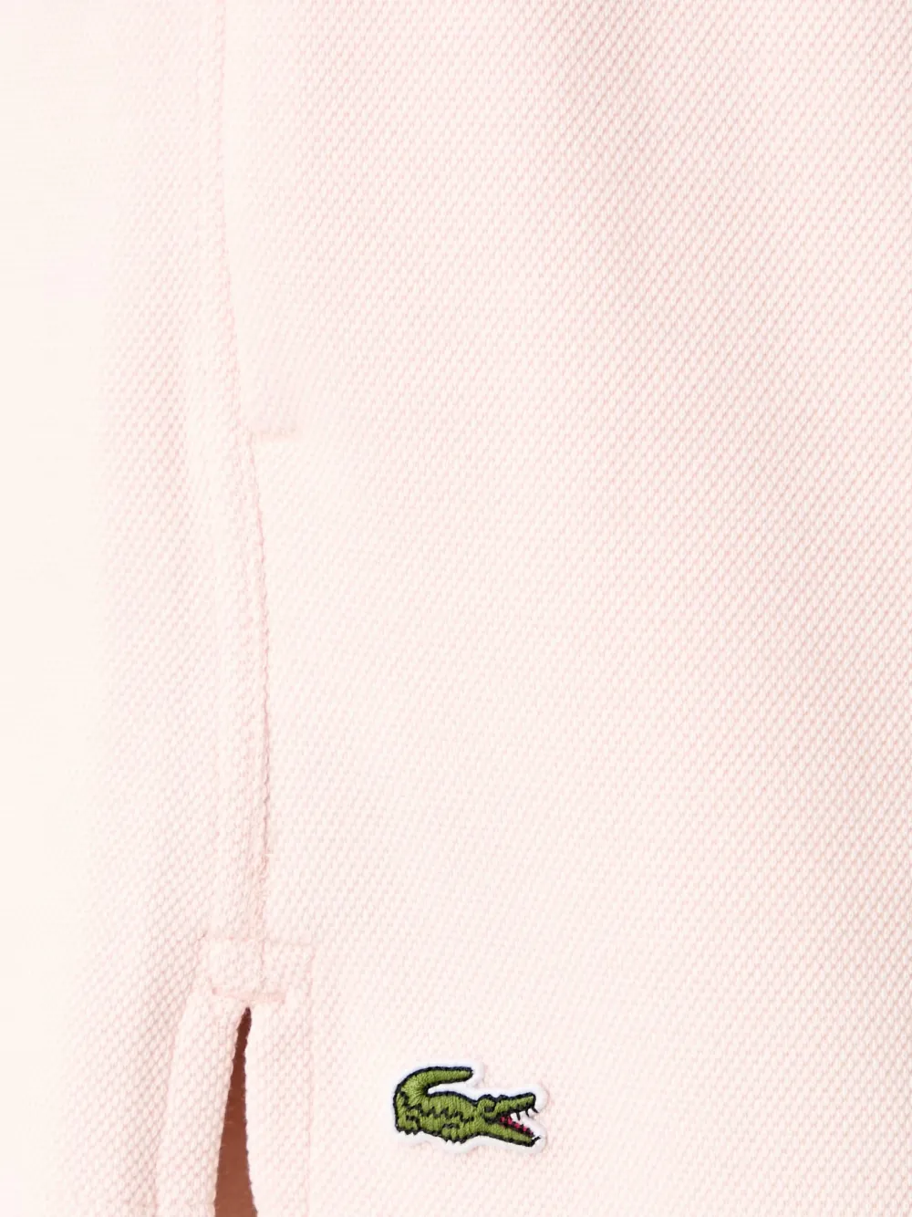 Lacoste double face piqué shorts Roze