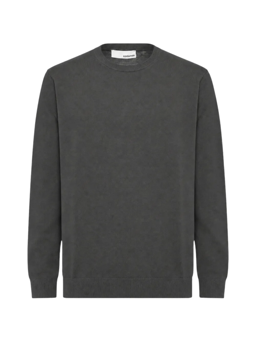 Costumein Rakesh fine-knit crew-neck wool sweater Grijs