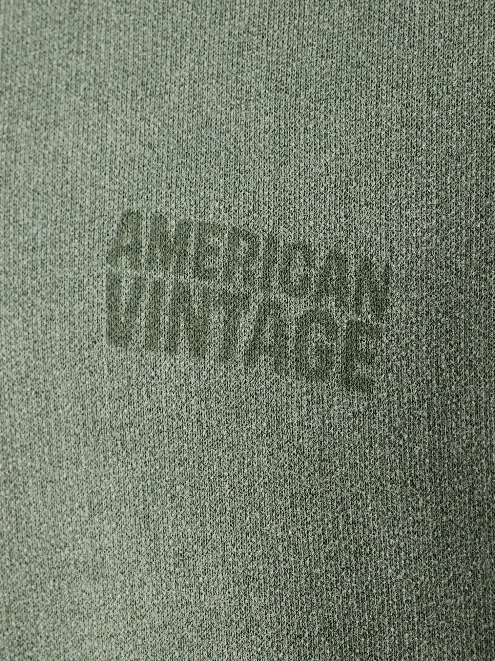 American Vintage Jitbay logo-print raglan-sleeve sweatshirt Groen