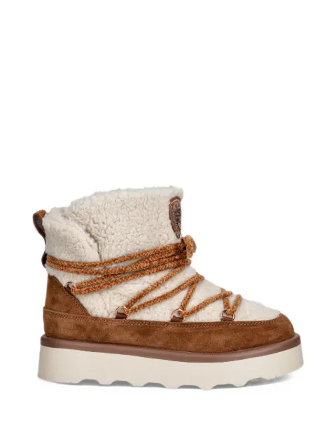 Blauer Doyle 01 shearling-trim ankle boots
