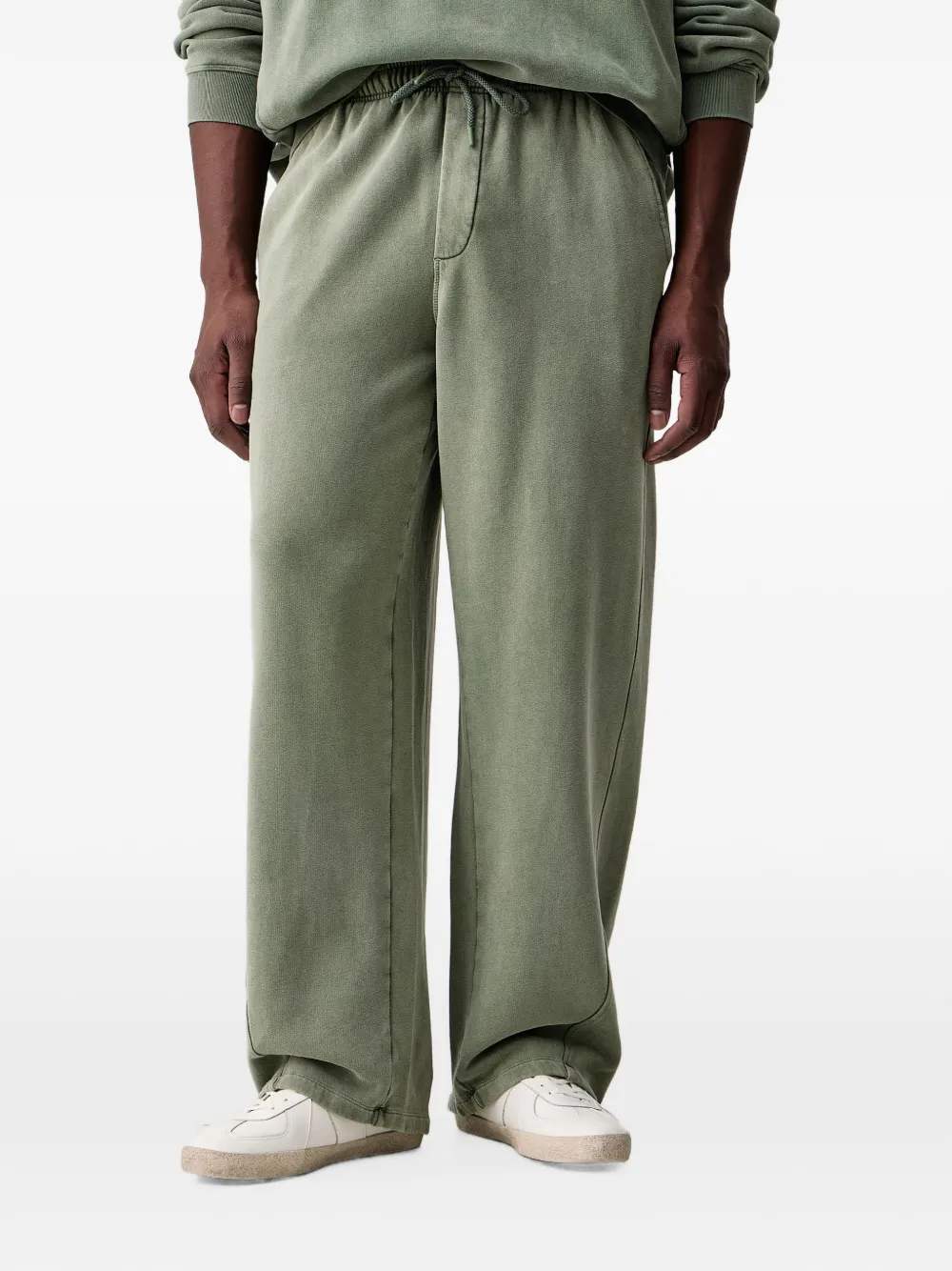 American Vintage Jitbay wide-leg track pants - Verde