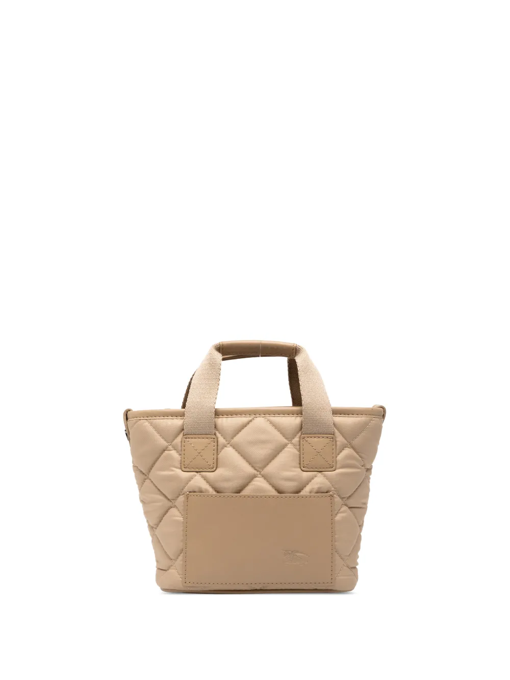 Burberry Pre-Owned 2000-2017 Quilted Nylon handbag - Neutrals