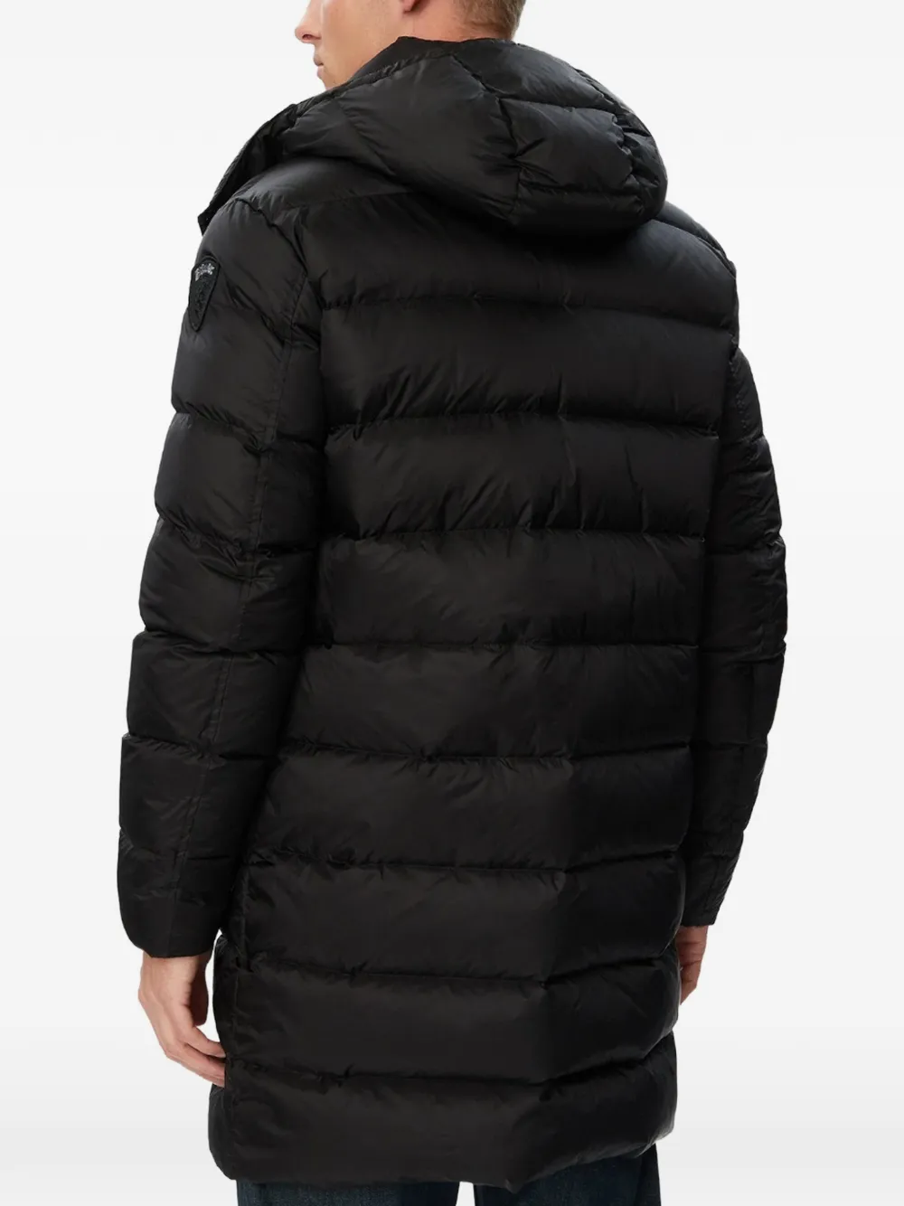 Blauer Carver hooded coat Zwart