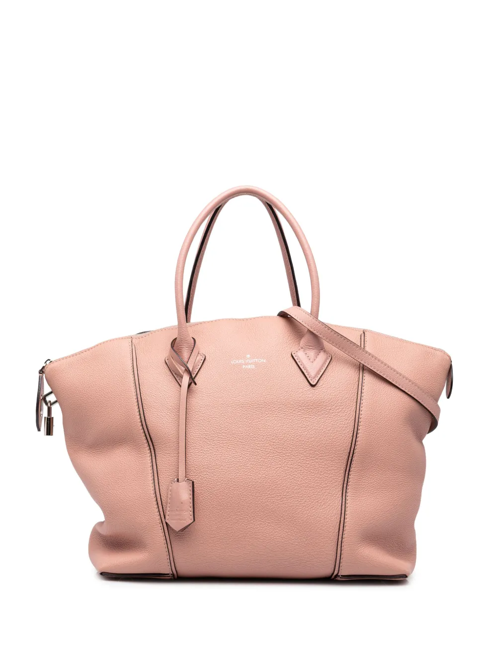 Louis Vuitton Pre-Owned 2014 Taurillon Soft Lockit MM satchel - Pink