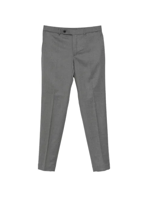 slowear pressed-crease trousers