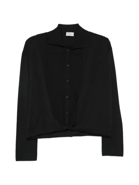 MRZ button-up fine-knit cardigan