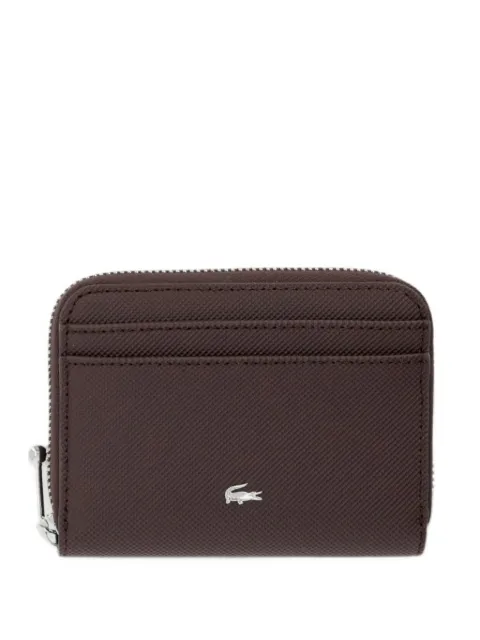 Lacoste small Daily City logo-plaque zip-around wallet