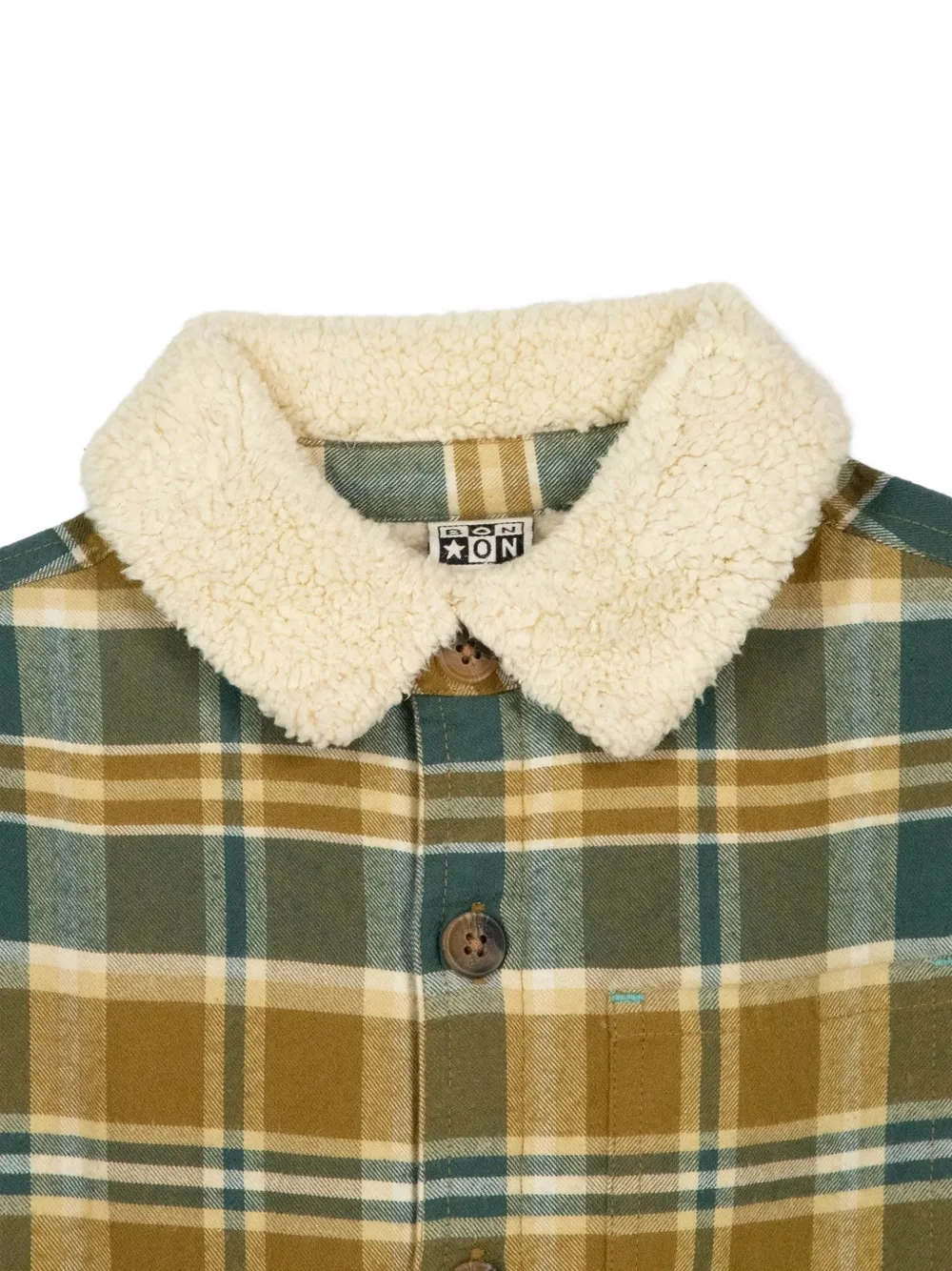 Bonton Pacha Outlander check jacket Groen