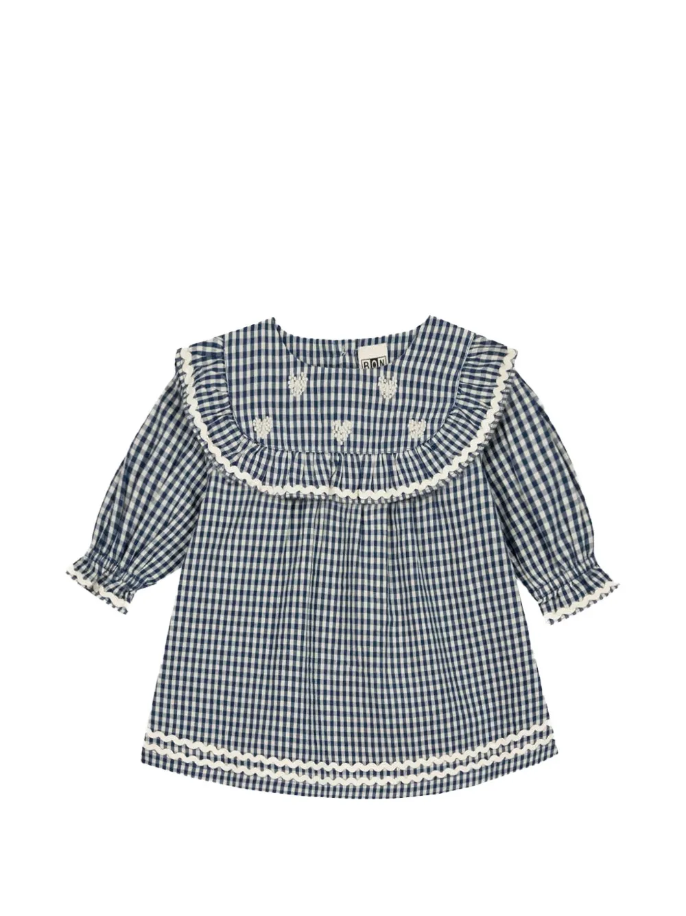 Bonton Maggie gingham dress - Blue