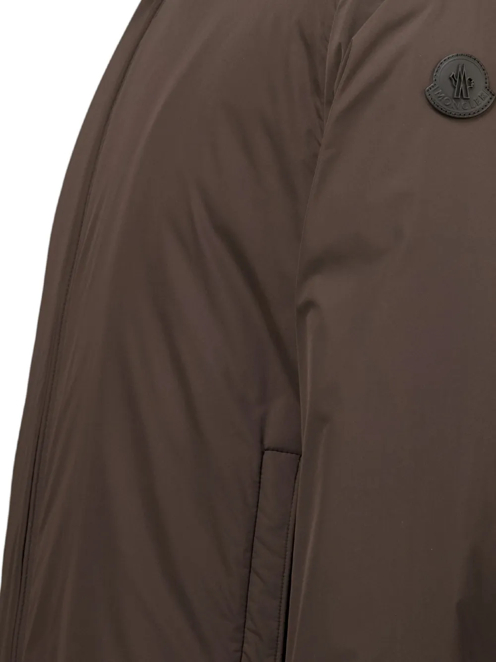 Moncler Zambood hooded short down jacket Bruin