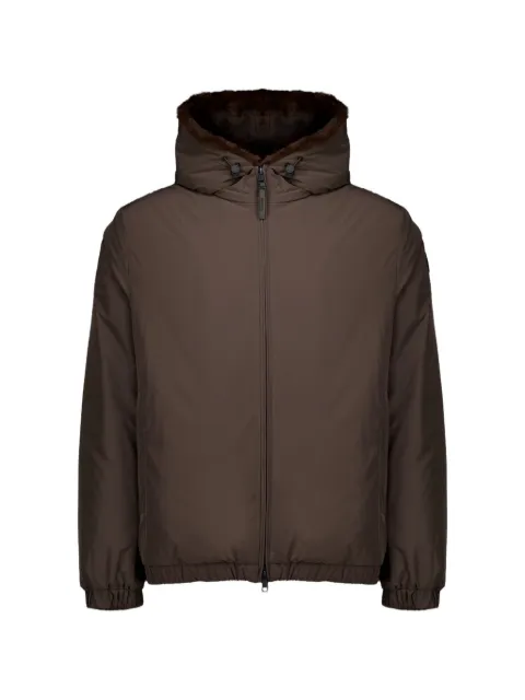 Moncler Zambood hooded short down jacket