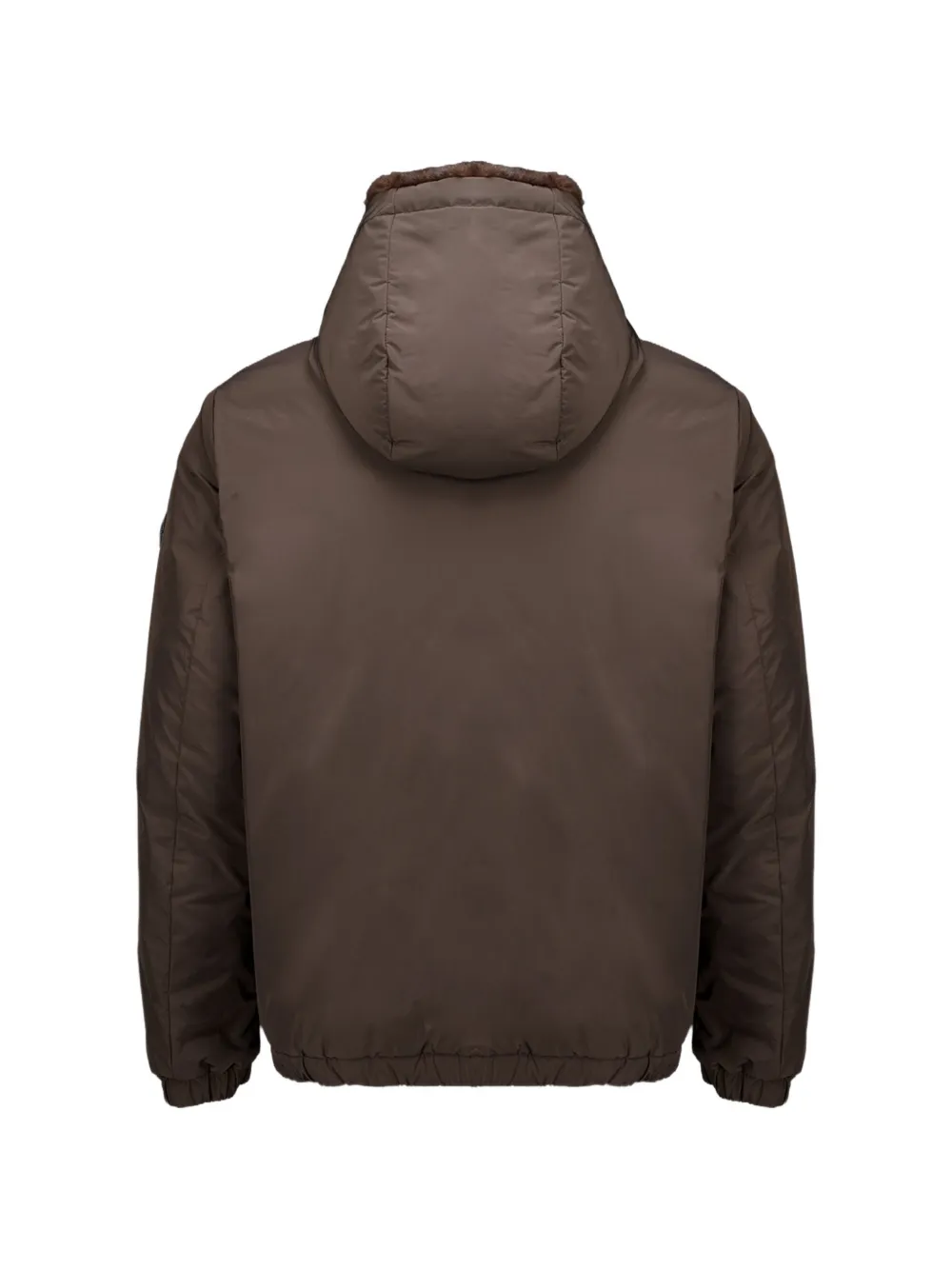 Moncler Zambood hooded short down jacket Bruin