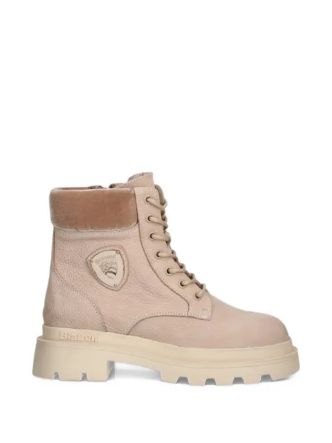 Blauer Kimmel logo-patch boots