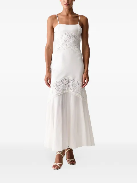 Charo Ruiz Ibiza Flavia lace-panelled flared maxi dress