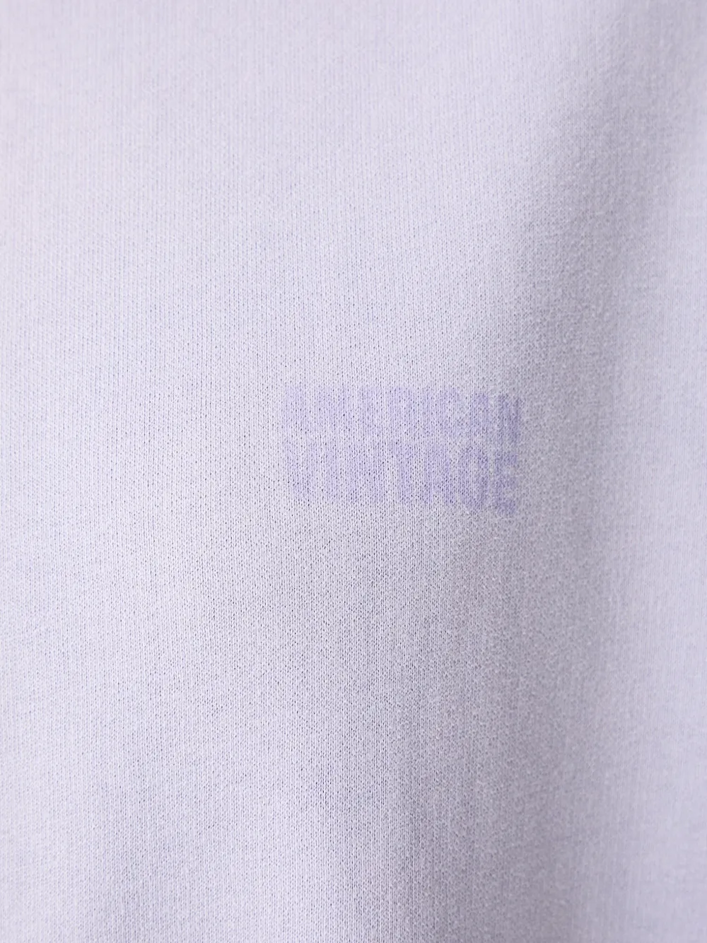 American Vintage Jitbay logo-print drop-shoulder sweater Paars