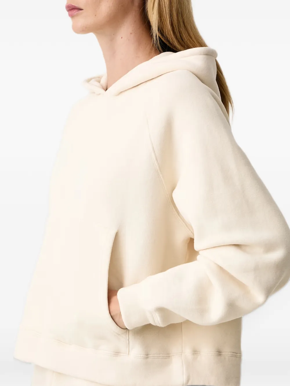 American Vintage Hoodie met raglan mouwen Beige