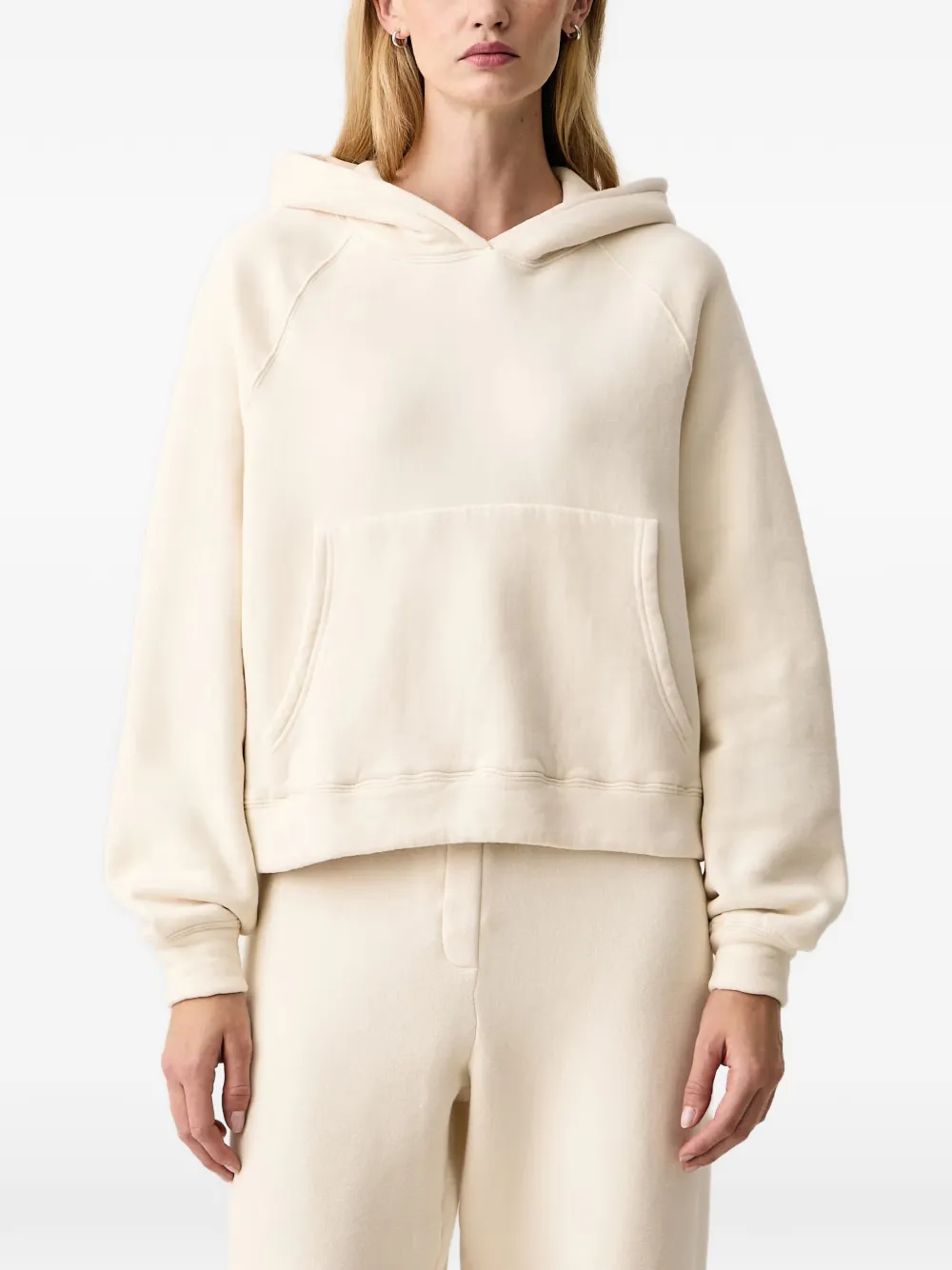 American Vintage Hoodie met raglan mouwen Beige