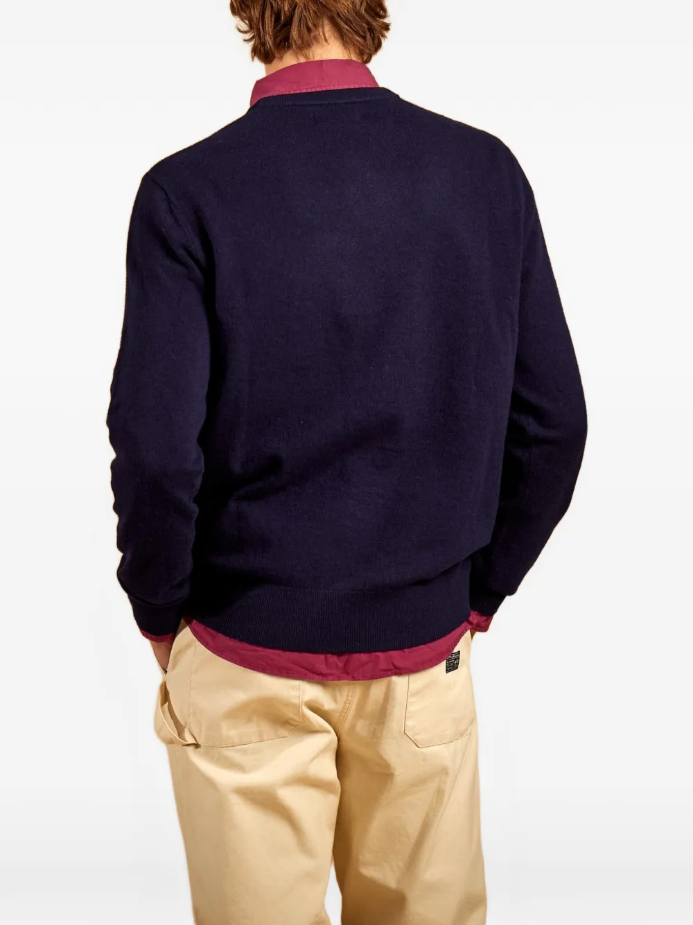 La Martina Ethan crew-neck sweater Blauw