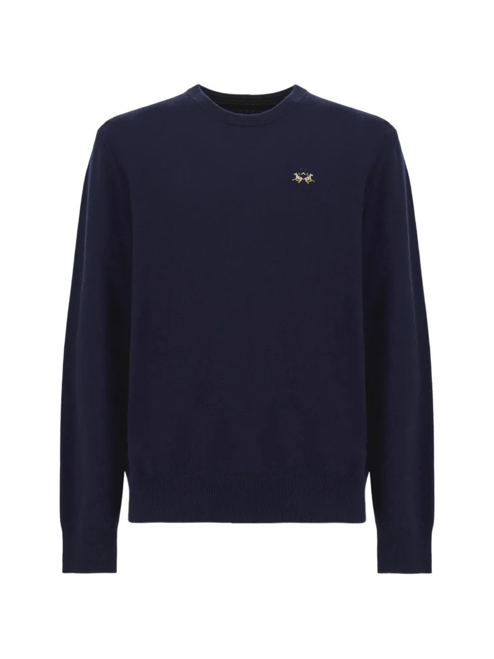 La Martina Ethan crew-neck sweater Blauw