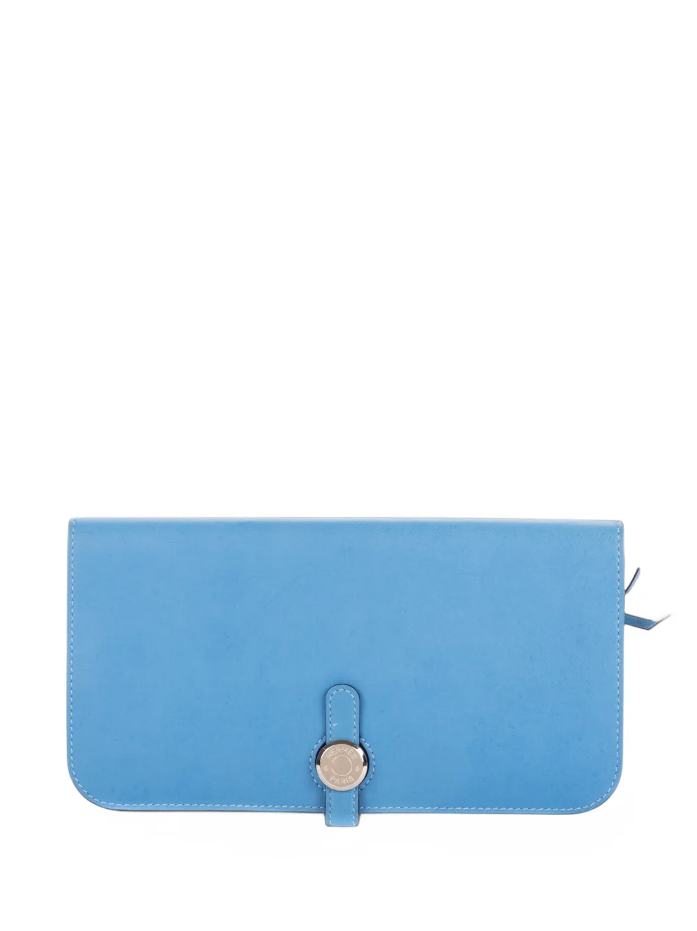 Hermès Pre-Owned Dogon Duo leather wallet - Blue