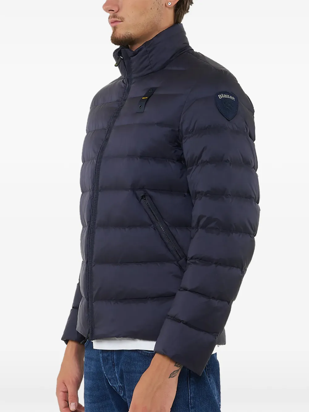 Blauer Austin quilted jacket Blauw
