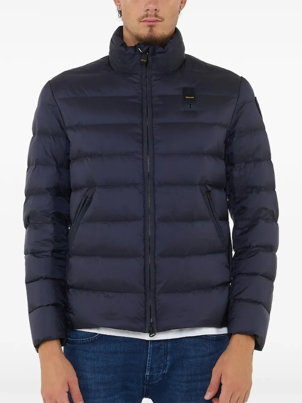 Blauer Austin quilted jacket Blauw