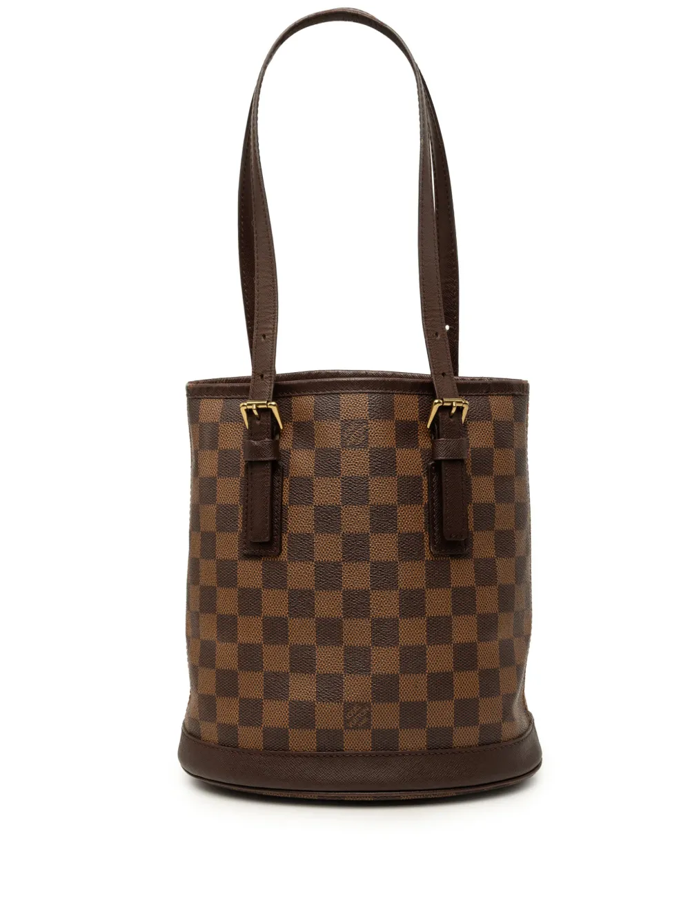 Louis Vuitton Pre-Owned 1998 Damier Ebene Marais bucket bag - Brown