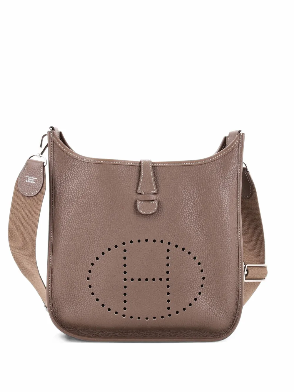 Hermès Pre-Owned Evelyne Bag Gen III Clemence GM crossbody bag - Grey