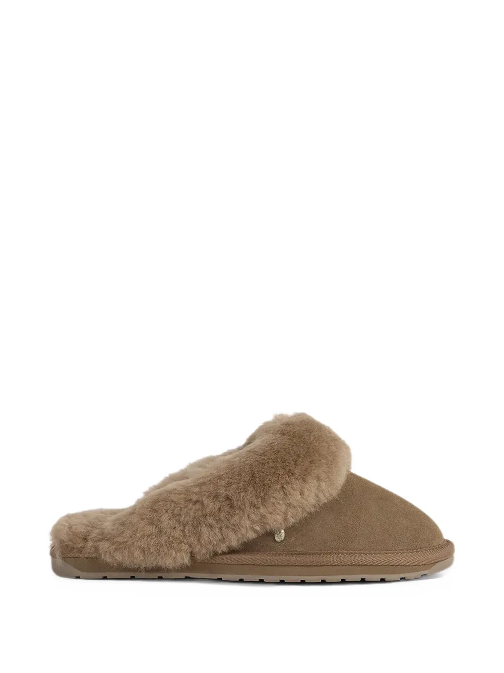 EMU AUSTRALIA Jolie shearling-lined suede slippers - Marron EMU AUSTRALIA Jolie shearling-lined suede slippers - Marron