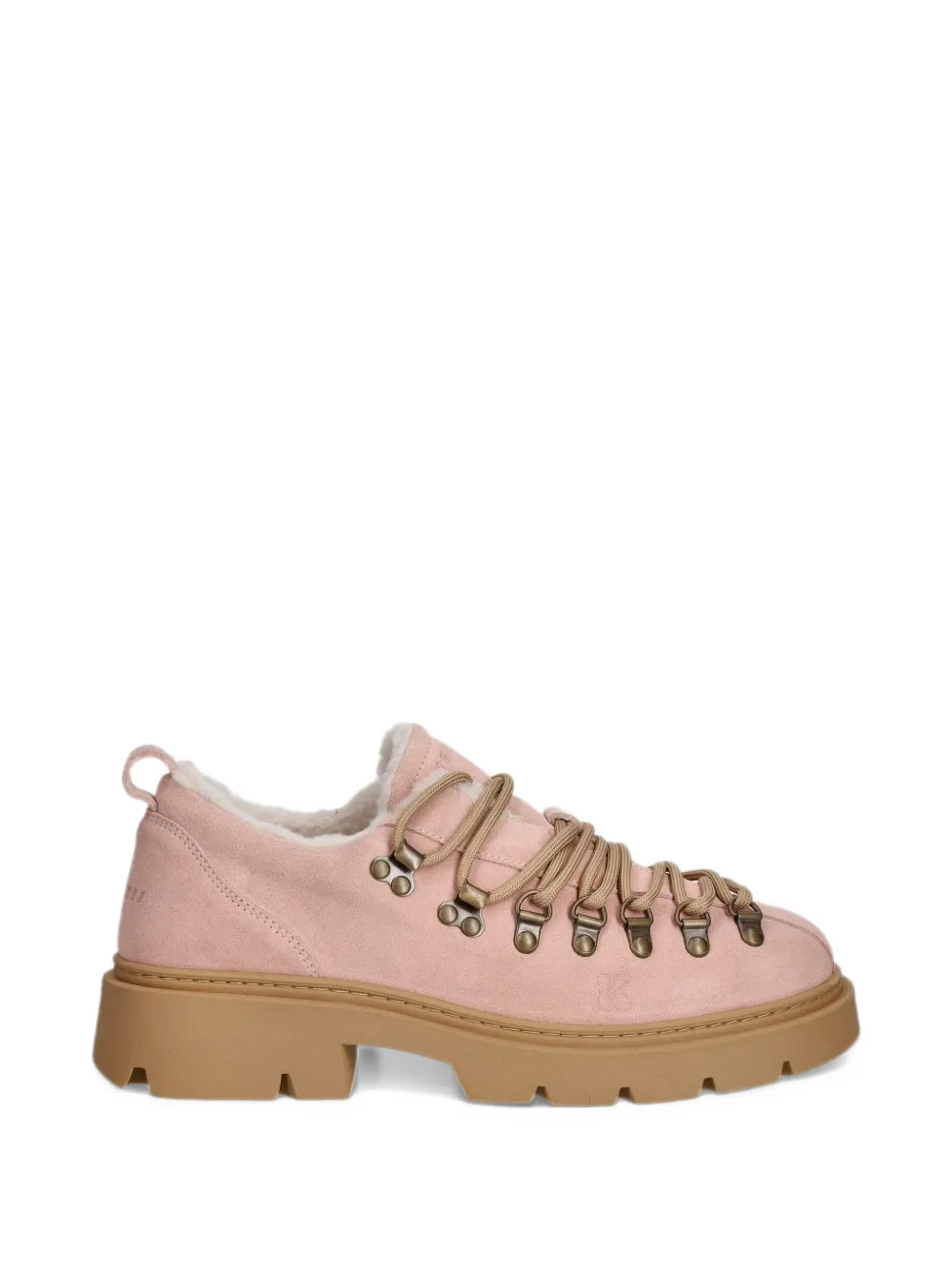 Inuikii Echo Low lace-up bovine leather loafers - Rosa