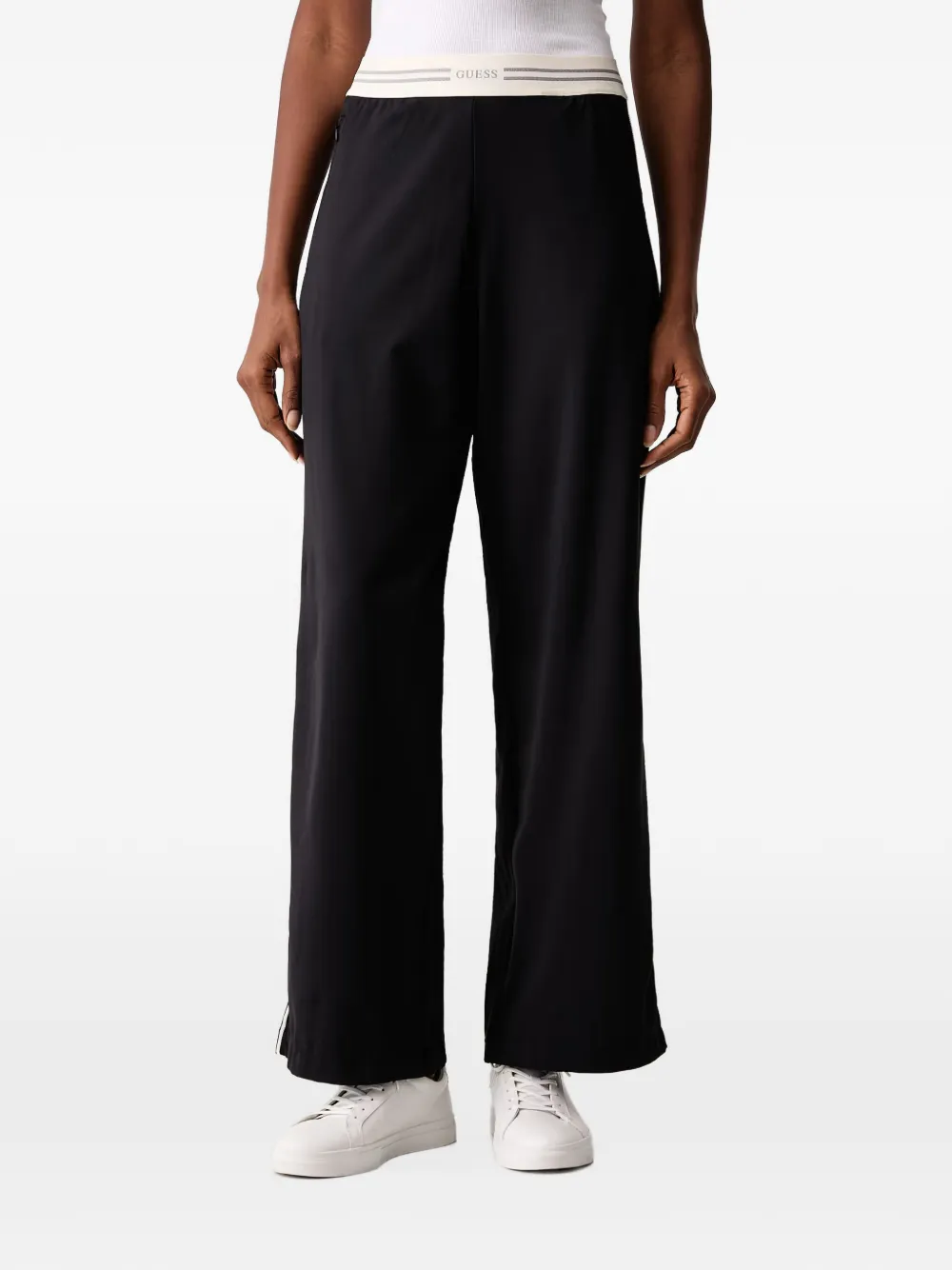GUESS USA wide-leg sweatpants - Nero