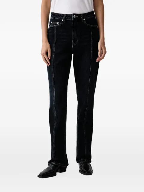 Gestuz GZrosaly seam-detail slit-hem jeans