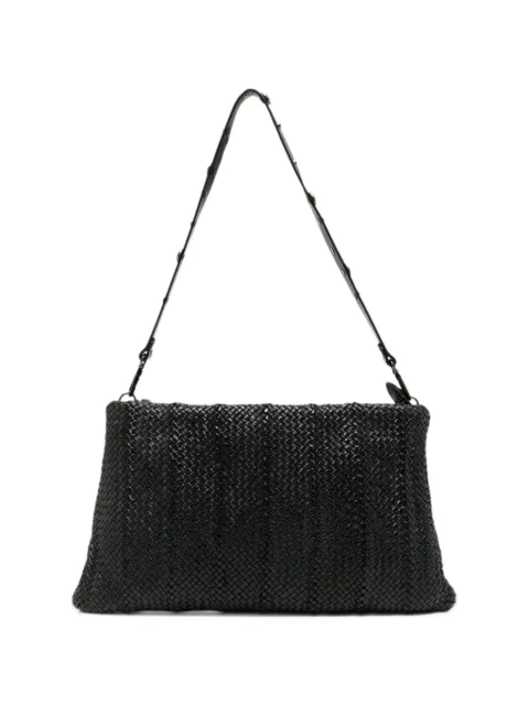 Reptile's House Soul woven-design clutch bag