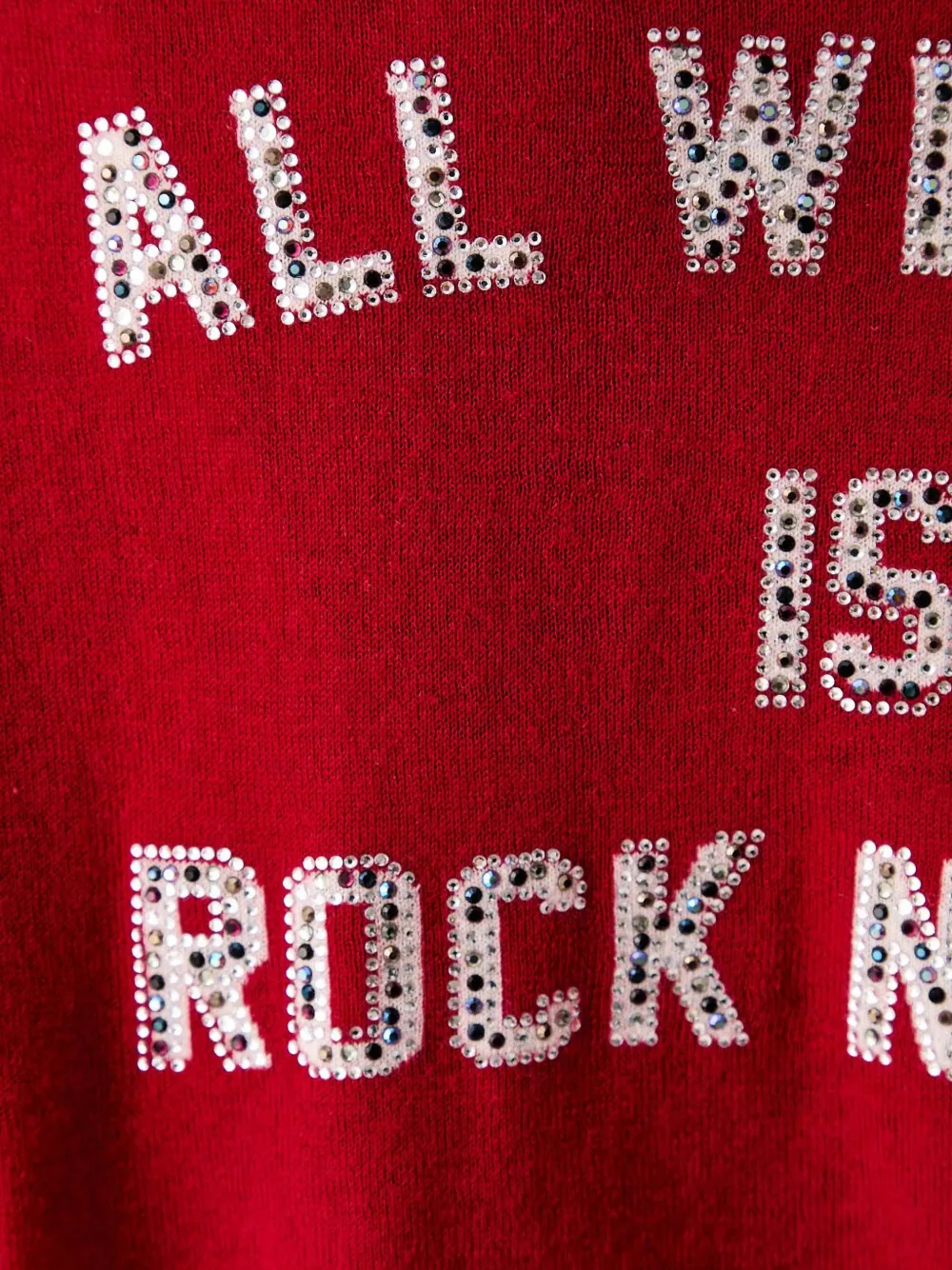 Zadig&Voltaire short-sleeve knitted T-shirt Rood