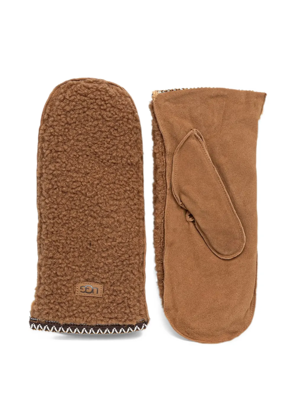UGG braid mitten Bruin