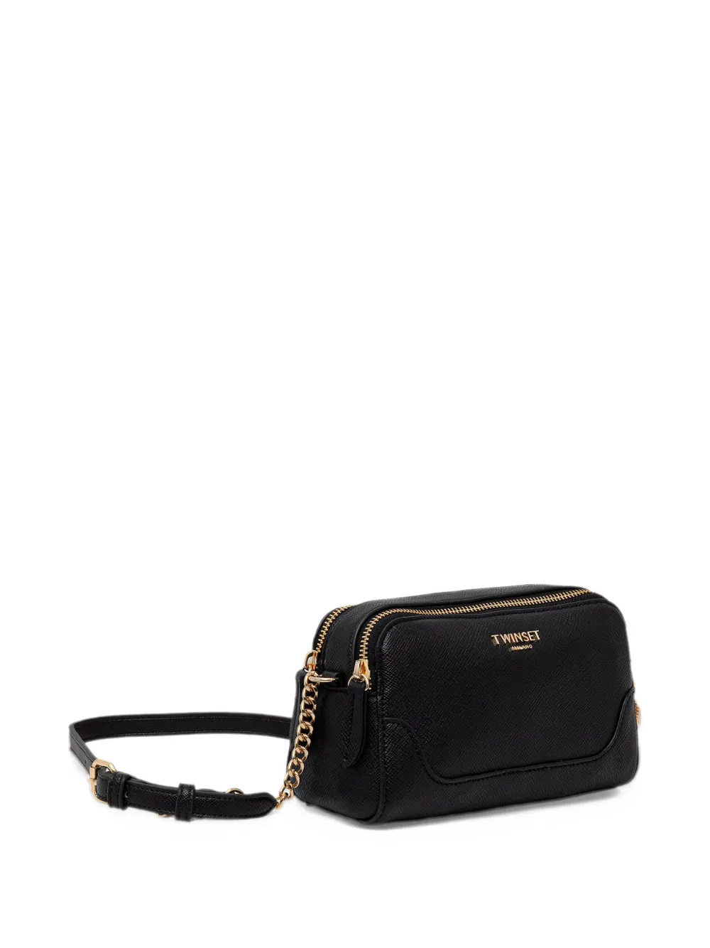 TWINSET Crossbodytas met logoplakkaat Zwart