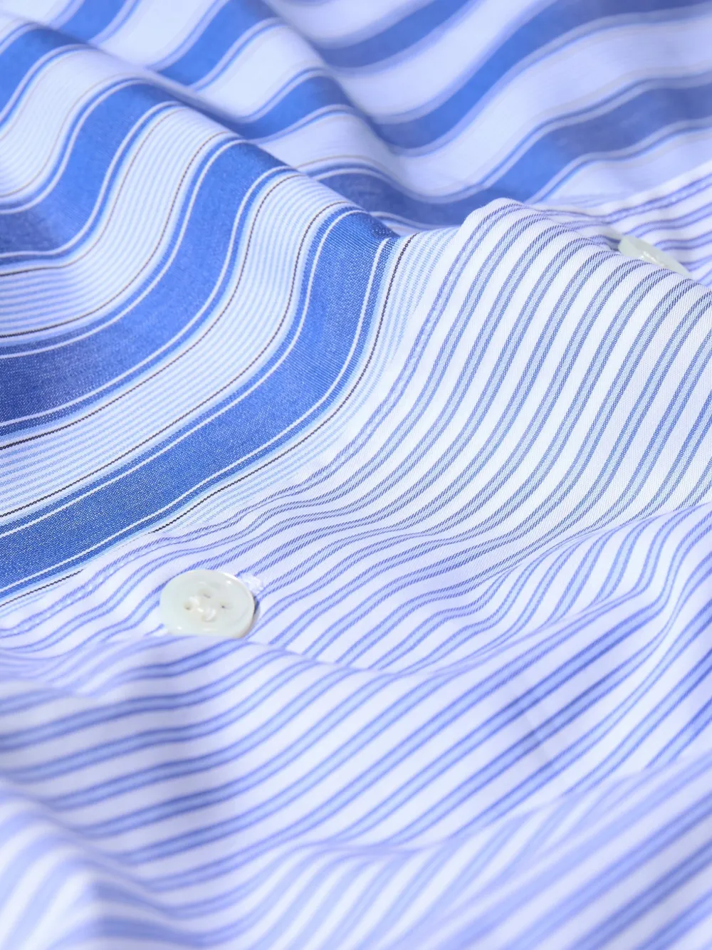 Comme Des Garçons Shirt Gestreept overhemd Blauw