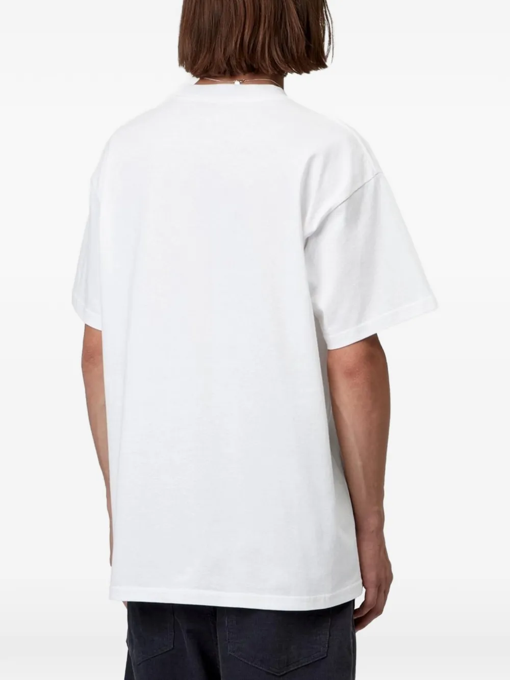 Carhartt WIP S S Chinsel script T-Shirt Wit