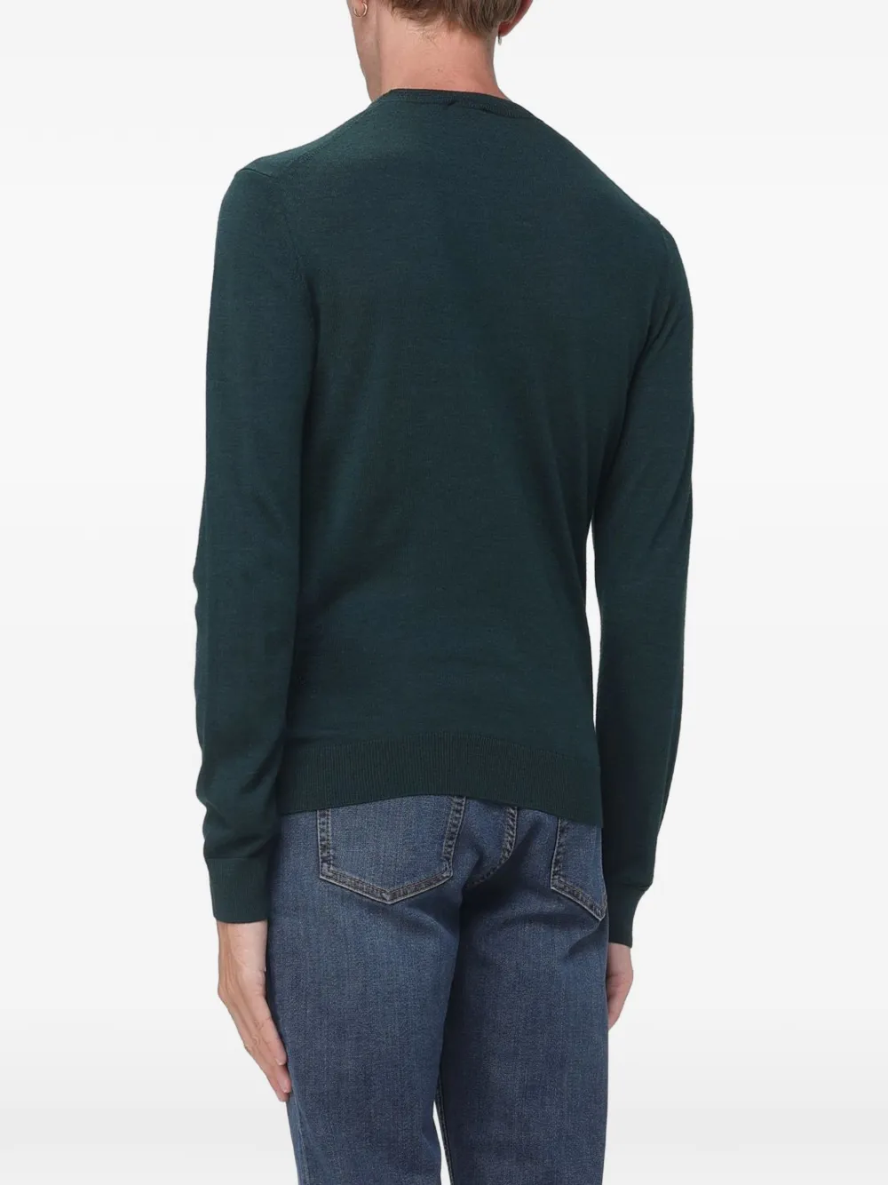ETRO embroidered logo sweater Groen