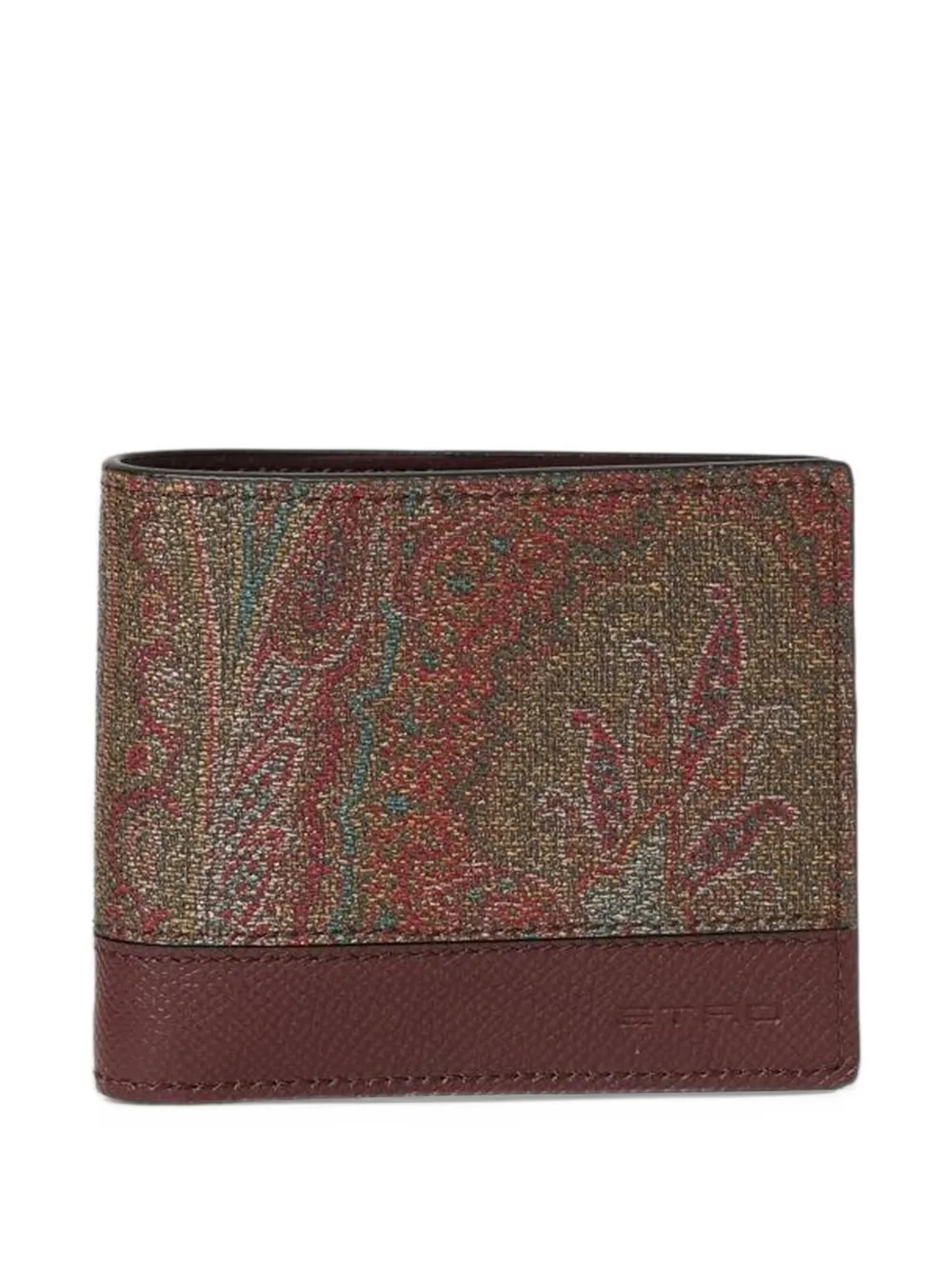 ETRO Paisley bifold wallet - Marrone