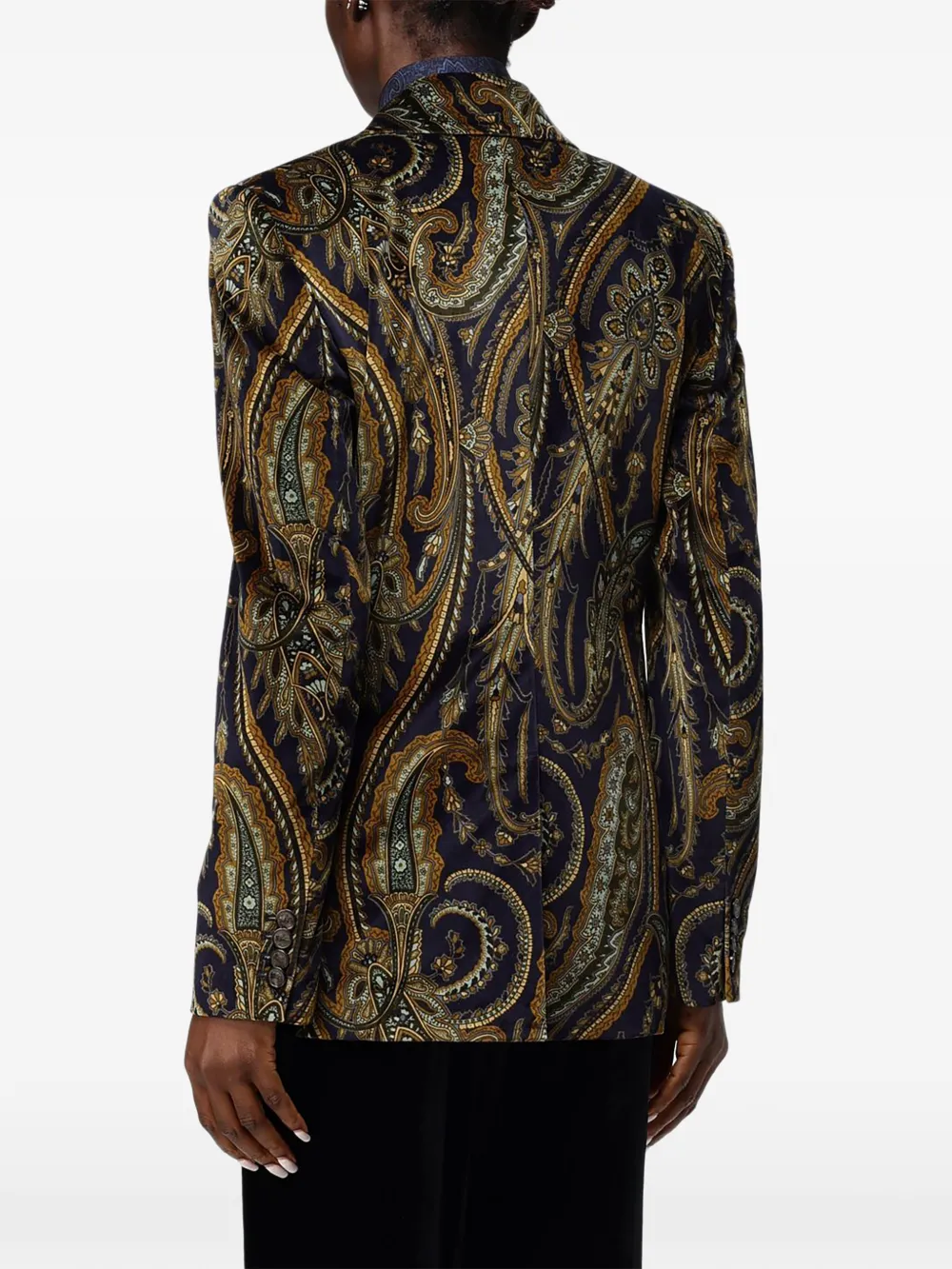 ETRO Blazer met dubbele rij knopen Blauw