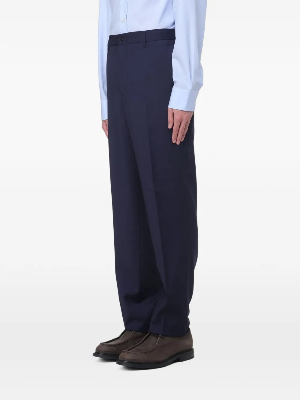 ETRO Wollen plooibroek Blauw