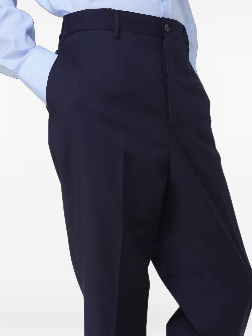 ETRO Wollen plooibroek Blauw