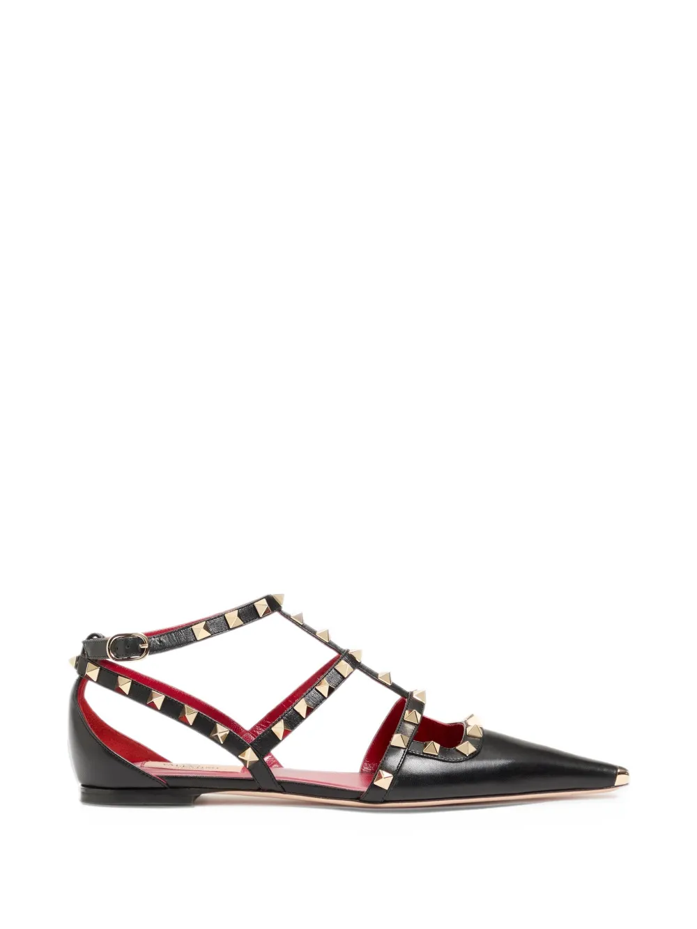 Valentino Garavani Ballerine Rockstud - Nero