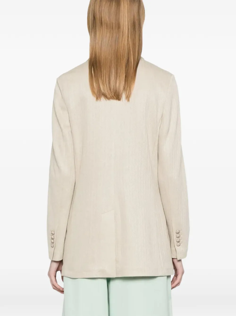 Circolo 1901 double-breasted blazer Beige